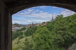 Blick aus dem unteren Teil des Edinburgh Castle