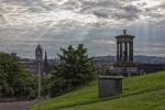Dugald Stewart Monument, St. Giles Cathedral und The Hub